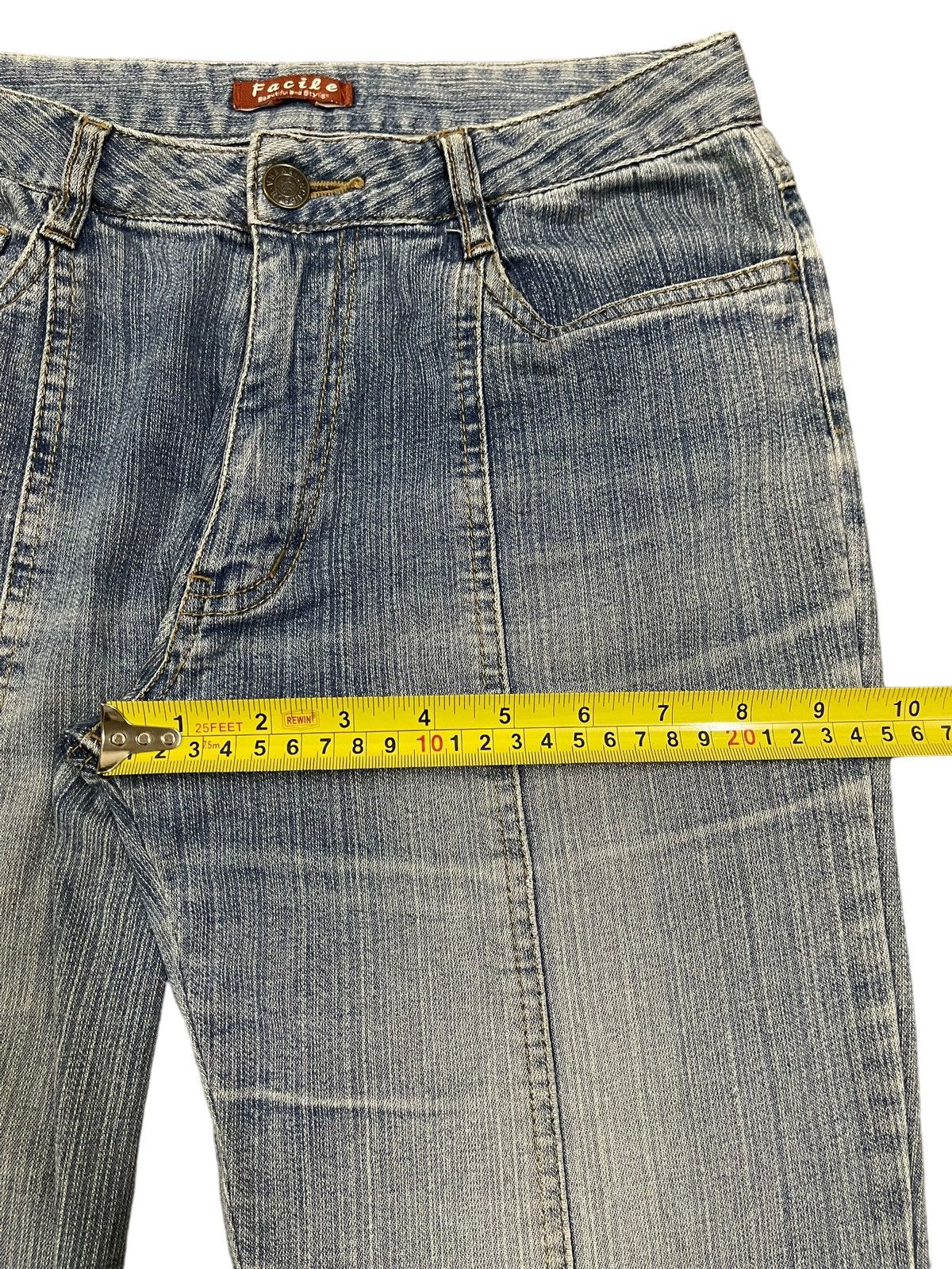 If Six Was Nine Vintage Japanese Brand Blue Wash Style Flare Jeans Size US 27 - 12 Thumbnail