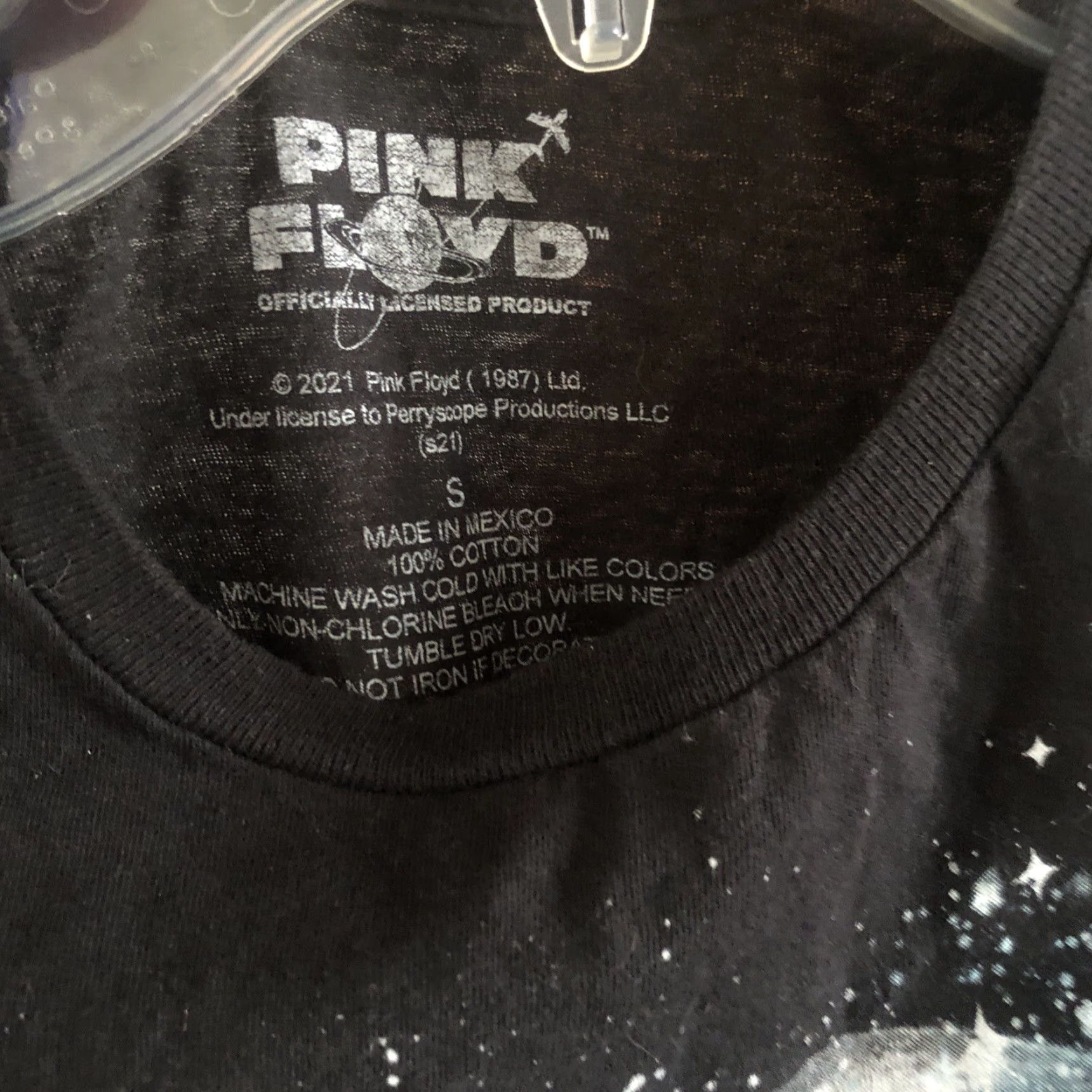 Vintage Pink Floyd Mens T Shirt S Small Black Dark Side Of The Moon Rock Band Music Logo Size US S / EU 44-46 / 1 - 3 Thumbnail