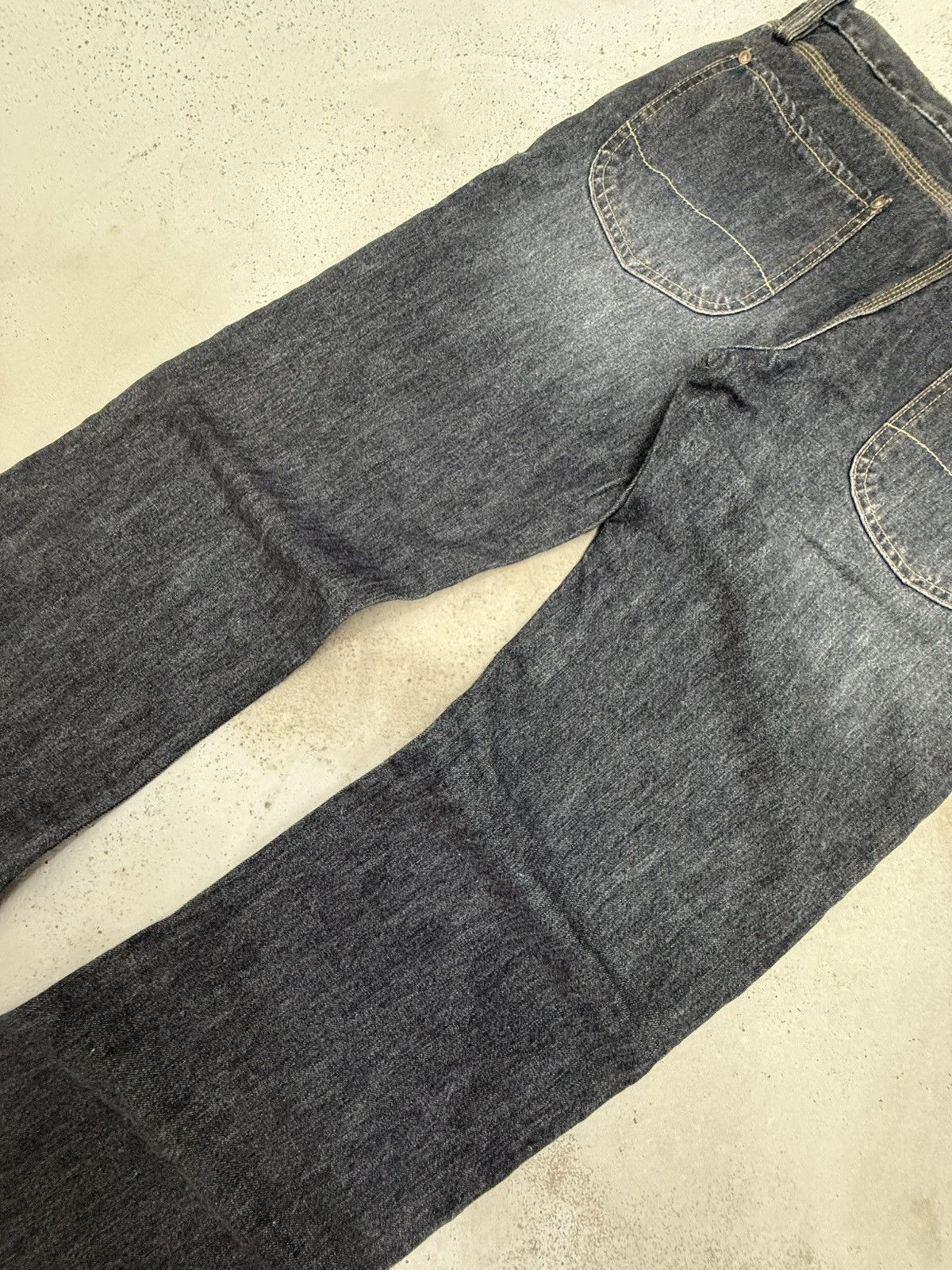 Le Grande Bleu (L.G.B.) Branch Department 50s Reissue Work Wear Flared Jeans Size US 30 / EU 46 - 16 Thumbnail