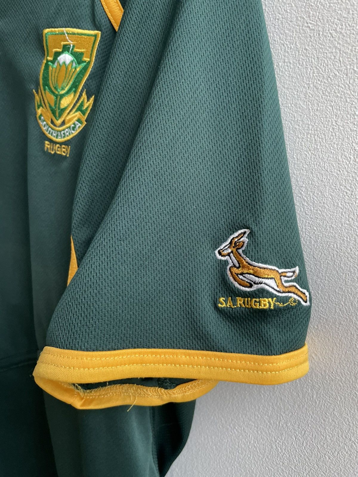 Canterbury of New Zealand South Africa Rugby Jersey 2011 World Cup Union Canterbury Size US XXL / EU 58 / 5 - 9 Thumbnail