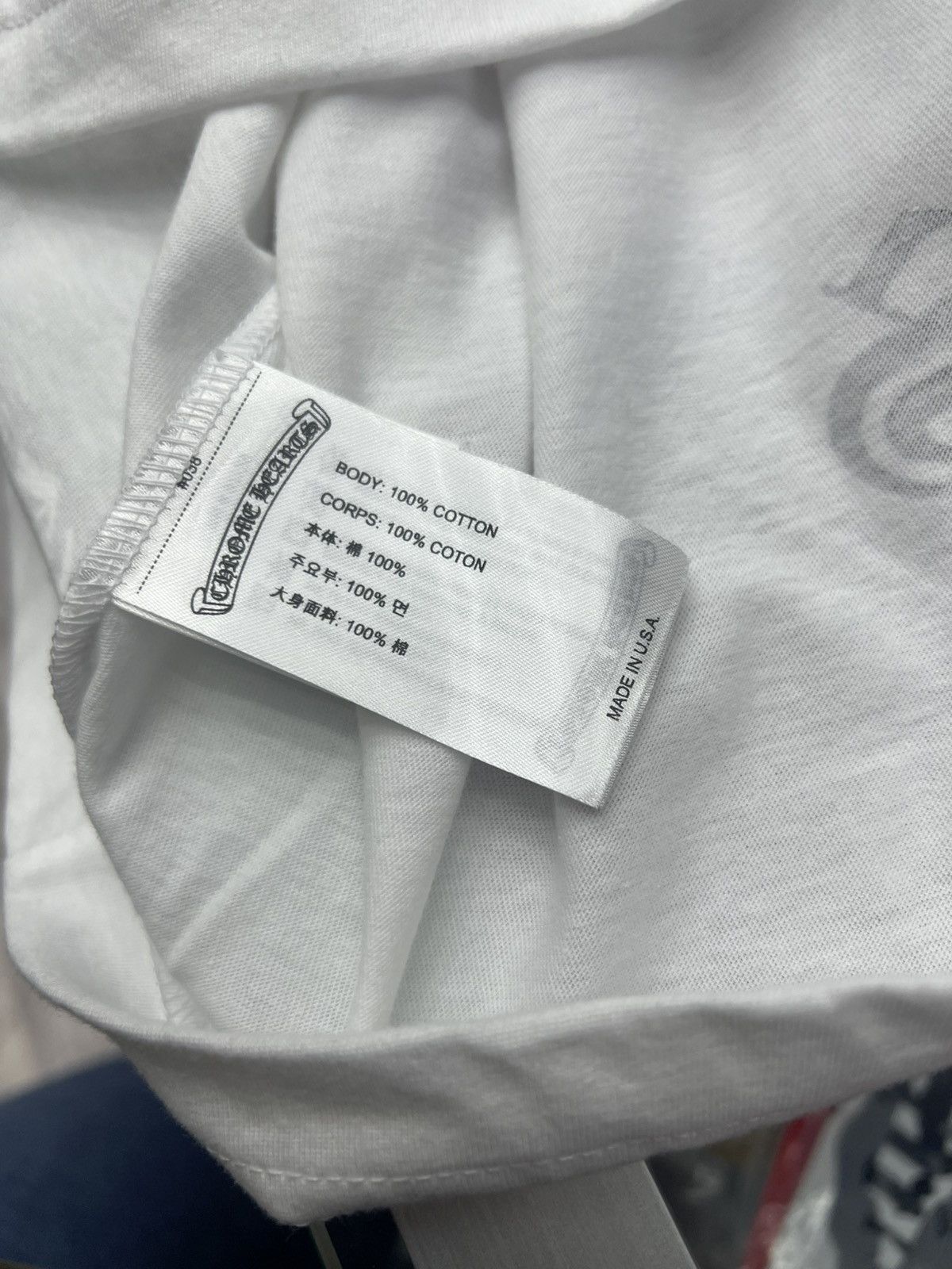 Chrome Hearts Chrome Hearts Las Vegas White Tee Size US XL / EU 56 / 4 - 8 Thumbnail