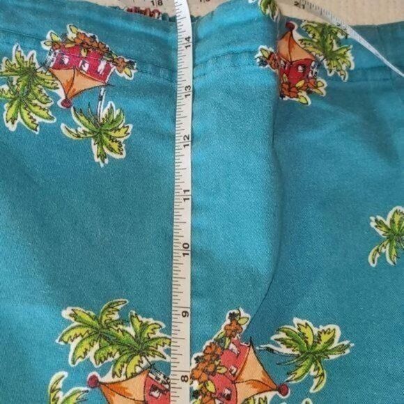 Designer Breckenridge Vintage Graphic Pullon High Rise Caribbean Sz 2 Size 36" / US 14 / IT 50 - 9 Thumbnail