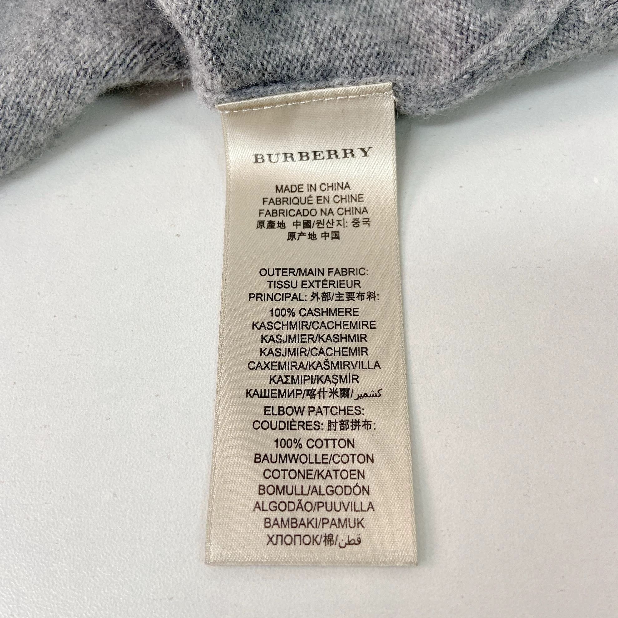 Burberry Burberry Gray Knit Top S Size S / US 4 / IT 40 - 7 Thumbnail