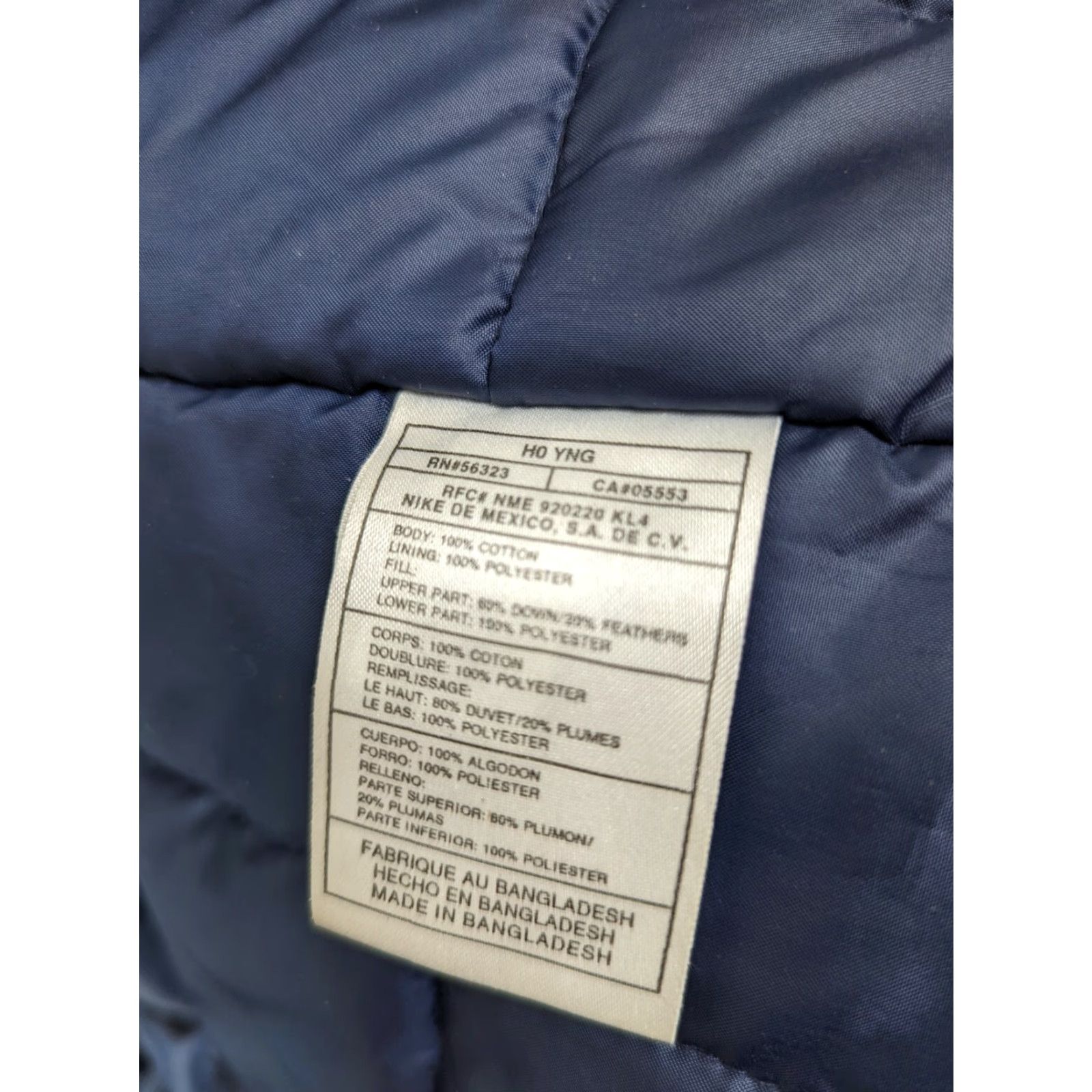 Nike VINTAGE Nike Coat Jacket Men's XL Insulated Fleece Lined Winter Coat Parka Beige Size US XL / EU 56 / 4 - 5 Thumbnail