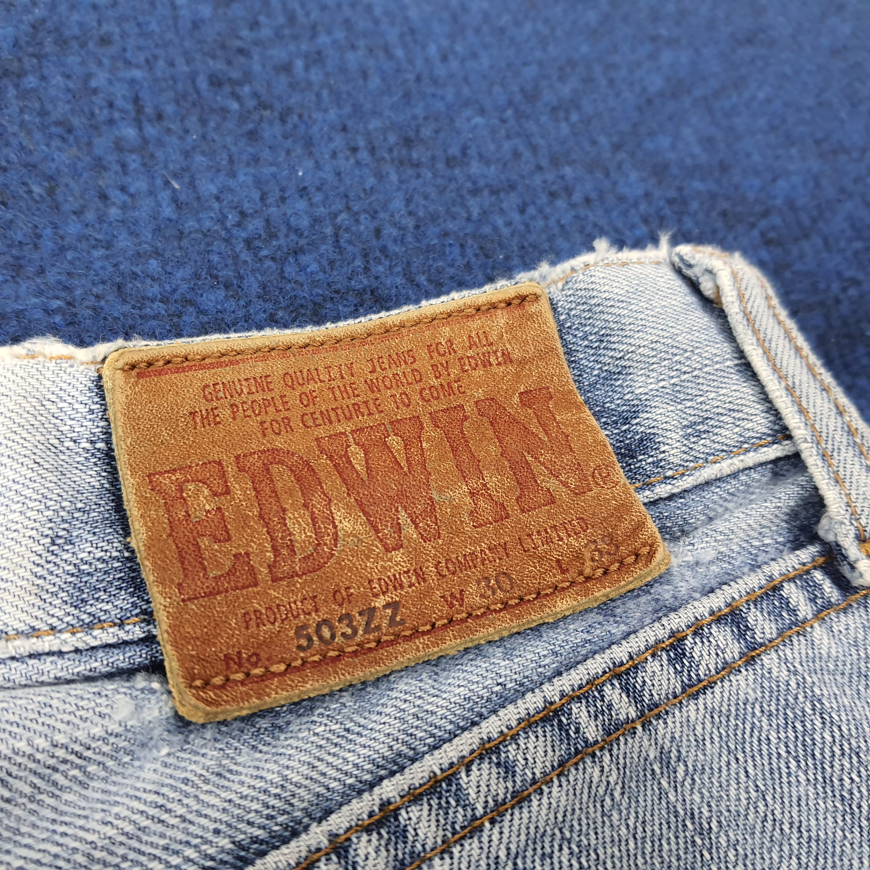 Edwin Vintage Edwin 503 Distressed Style Denim C272N24 Size US 29 - 7 Thumbnail