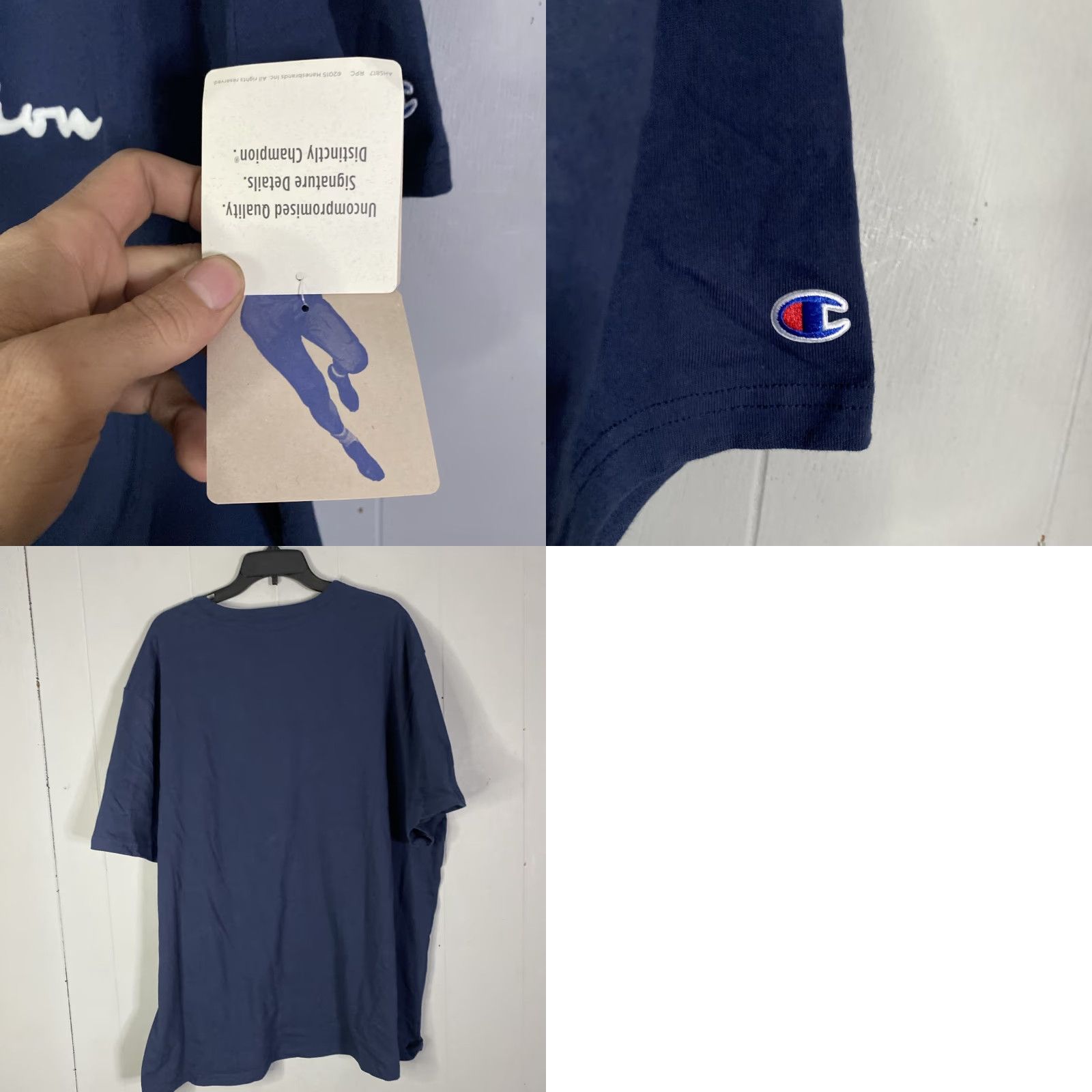 Champion Champion NWT Men's Heritage Tee Script Logo T Shirt Size 2XL Size US XXL / EU 58 / 5 - 10 Thumbnail