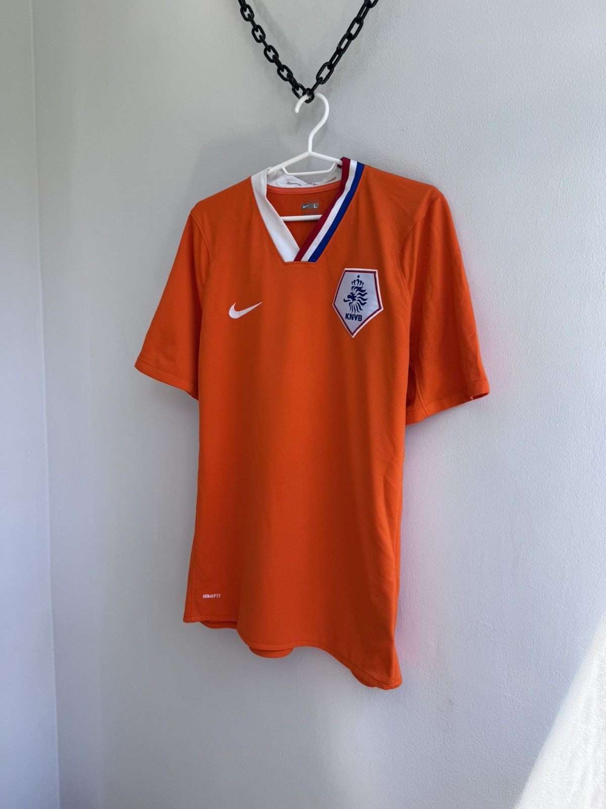 Nike NETHERLANDS TEAM 2010 2011 HOME FOOTBALL SHIRT SOCCER JERSEY Size US L / EU 52-54 / 3 - 2 Thumbnail