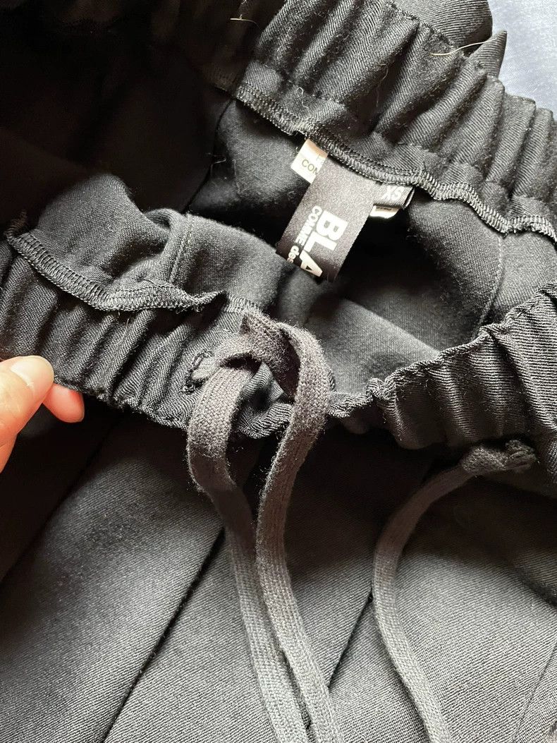Comme des Garcons Comme Des Garcons size XS Dark Black Tie Black Strappy Ela Size 24" / US 00 / IT 34 - 3 Thumbnail