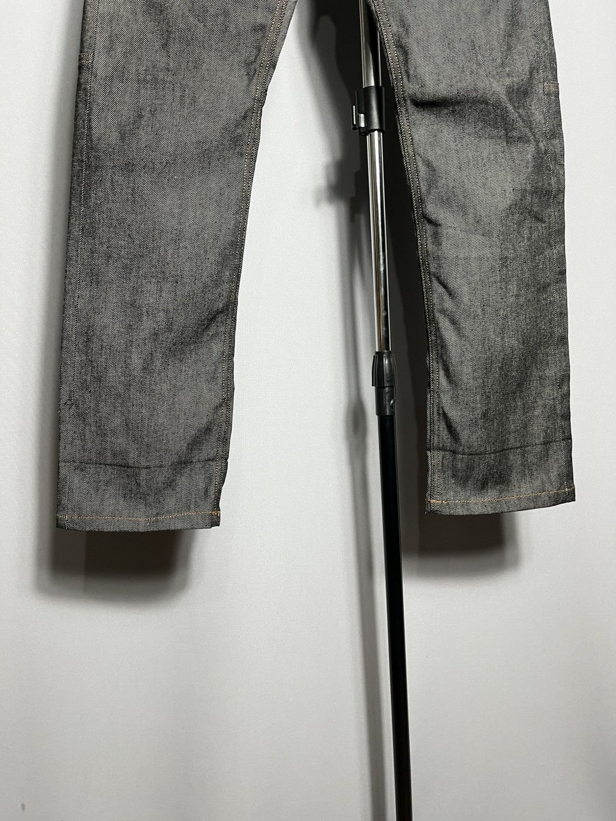 Neil Barrett Neil Barrett Black/Grey Selvedge Jeans Cuffed Hem Denim Mens Size US 32 / EU 48 - 9 Thumbnail