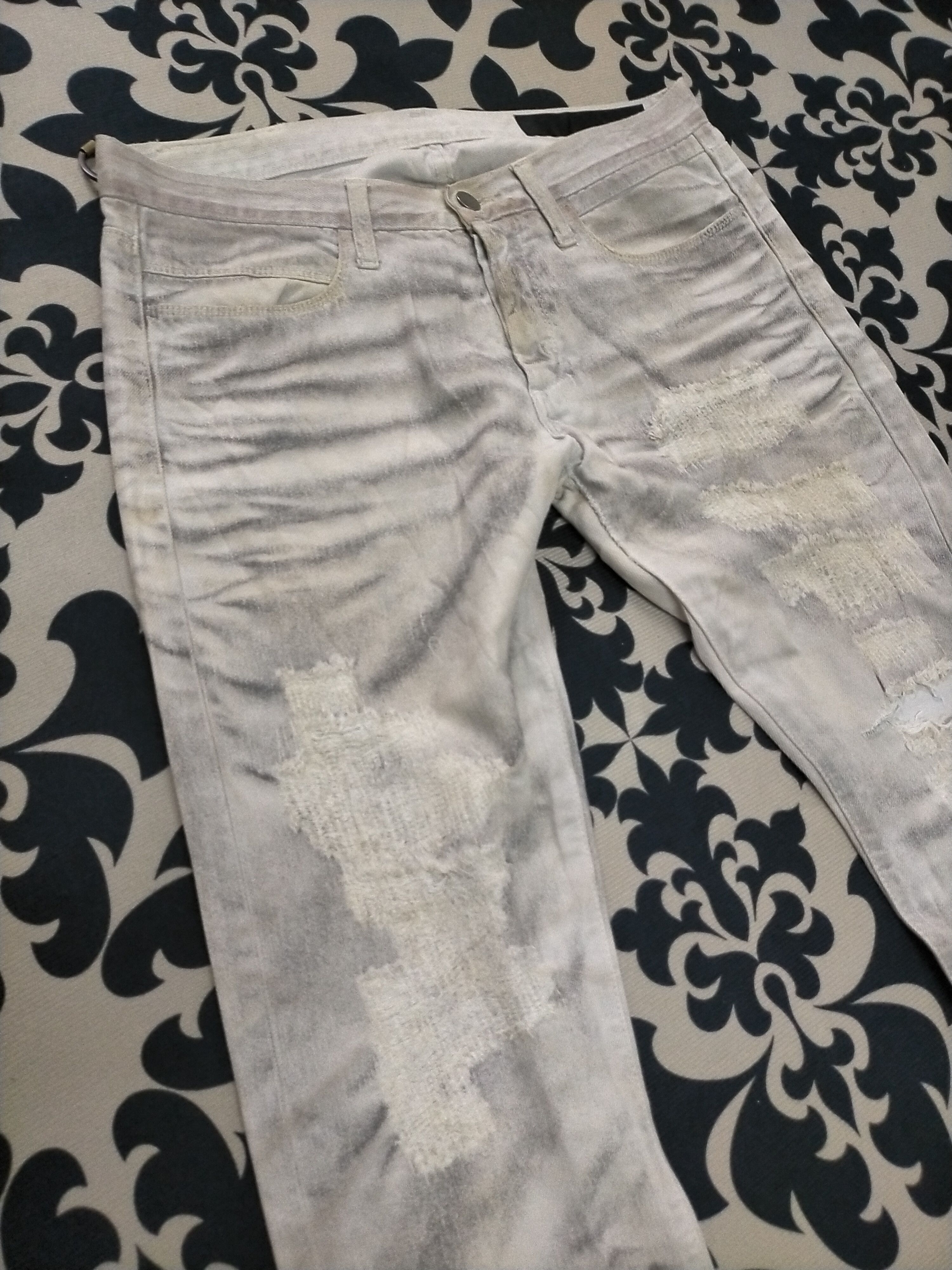 If Six Was Nine × Ring Milano 🔥Rare🔥Ring Milano Distressed Ripped Sick Insane Jeans Size US 30 / EU 46 - 3 Thumbnail