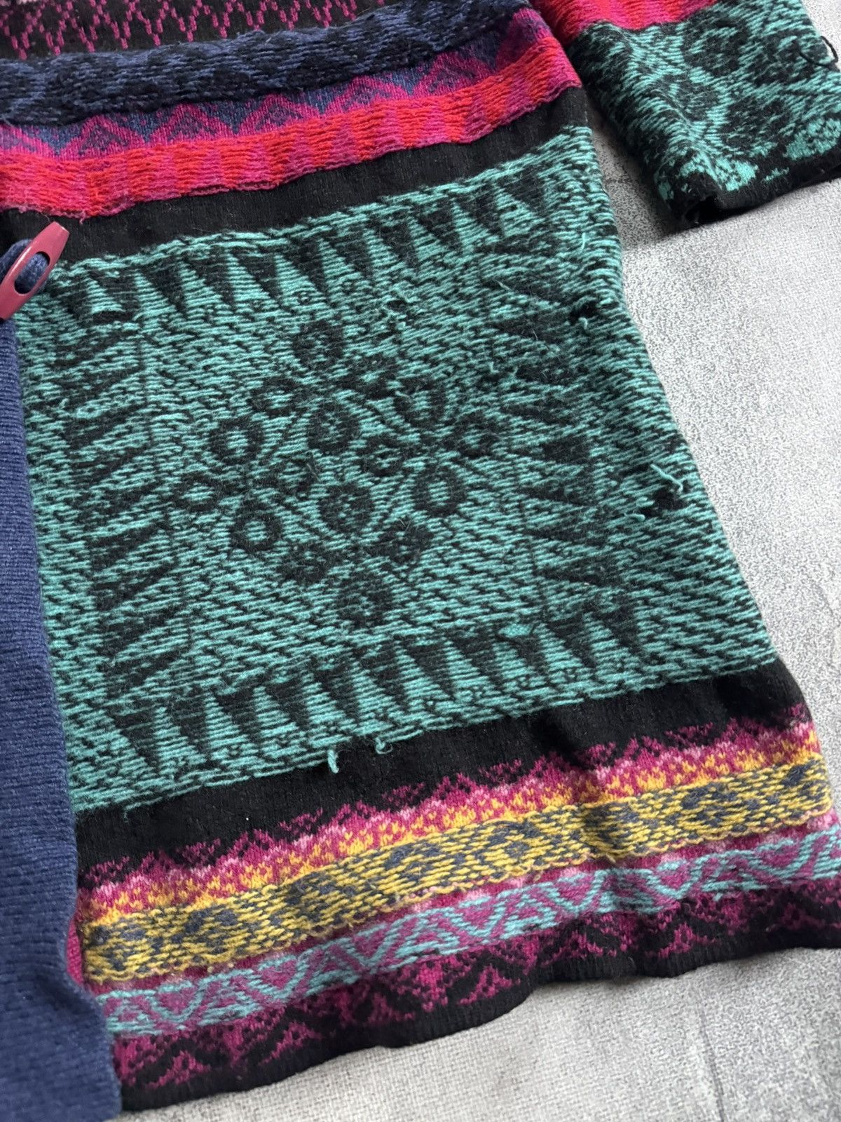 Dale Of Norway Ivko 44size printed flowers aztec knitwear jacket cardigan Size L / US 10 / IT 46 - 9 Thumbnail