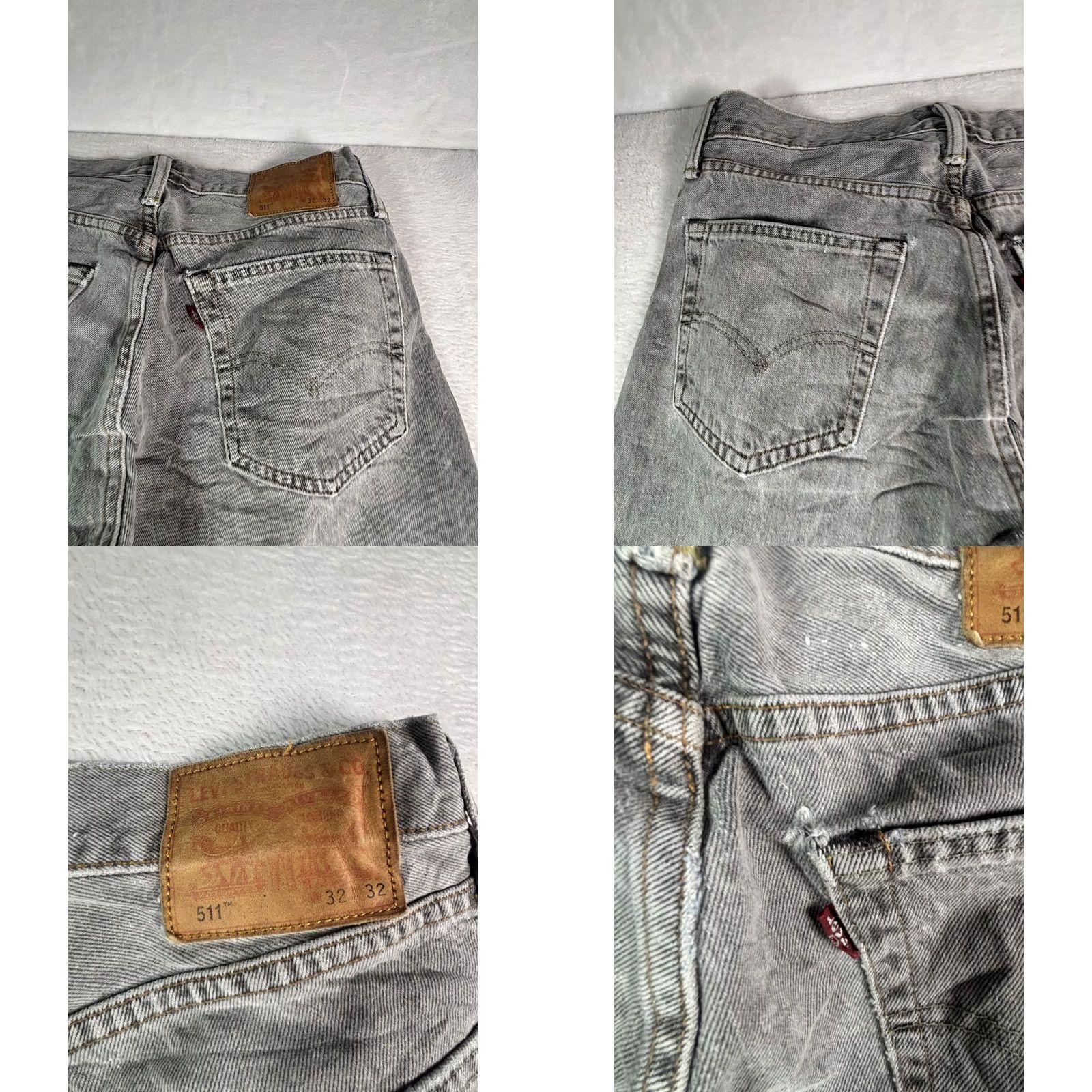 Levi's VTG Levi's 511 Light Gray Wash Denim Jeans Slim Fit 32x32 Men Size US 32 / EU 48 - 8 Thumbnail