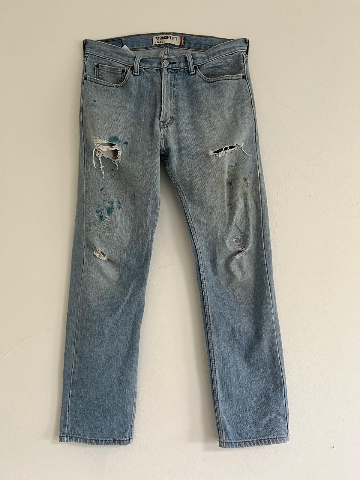 Levi's Distressed Levis 505 Size US 33 - 1 Thumbnail