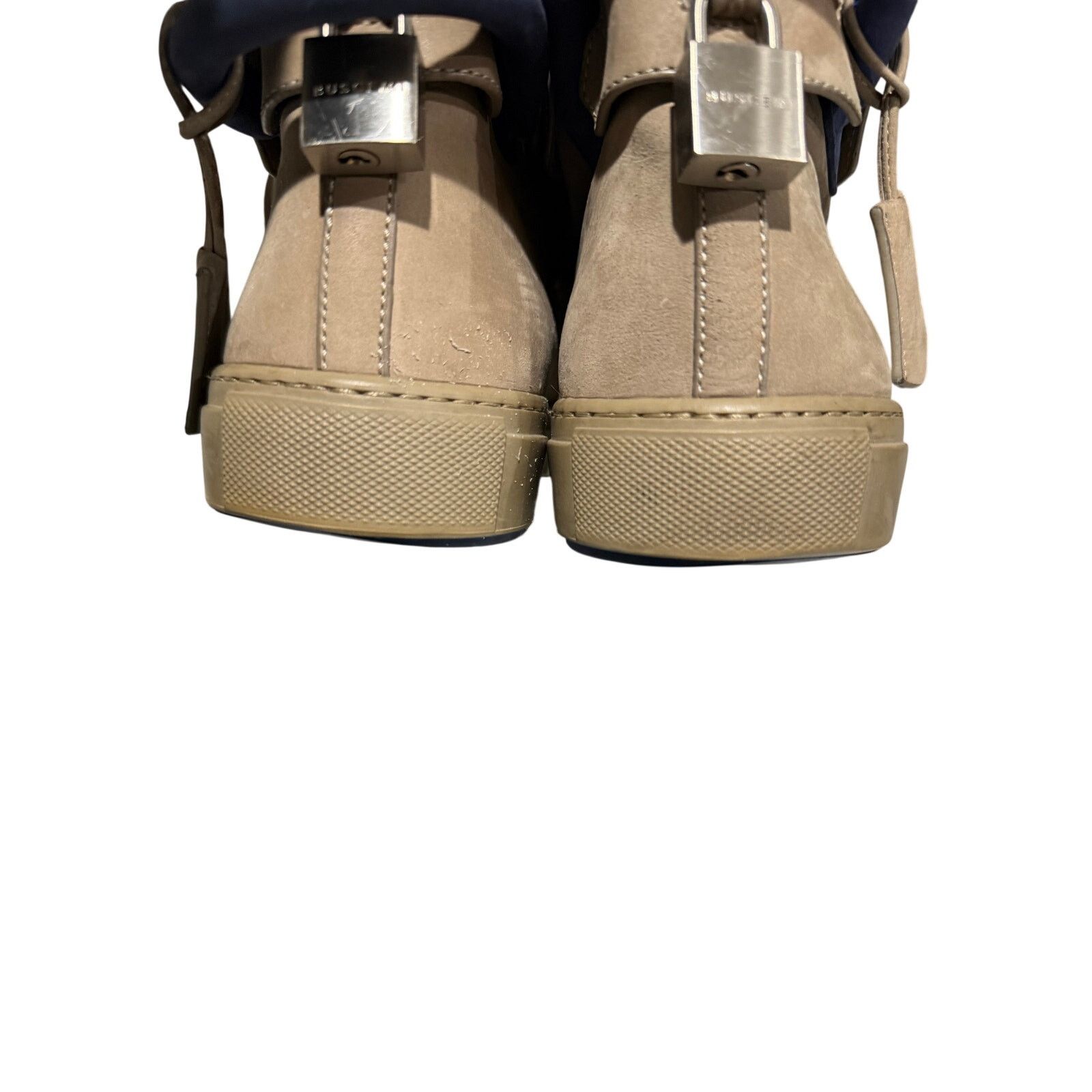 Buscemi Buscemi 100mm High-Top Suede Sneakers Mens EU 43 US 10 Blue Size US 10 / EU 43 - 9 Thumbnail