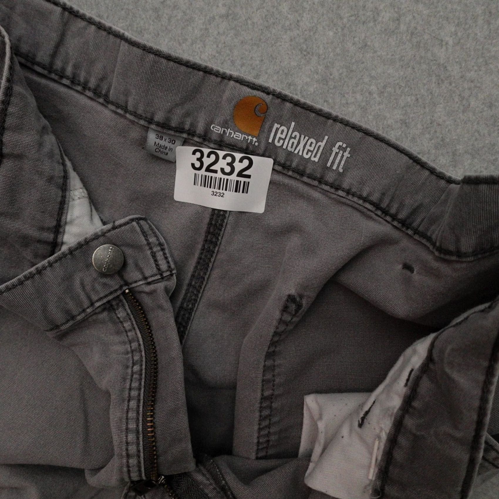 Carhartt Carhartt Pants Mens 38x28 Gray Canvas Carpenter Pants Regular 38 Gray Men Size 38x28 Carhartt Carpenter Pants Mens Slim Fit (adjust if needed) Size US 38 / EU 54 - 5 Thumbnail