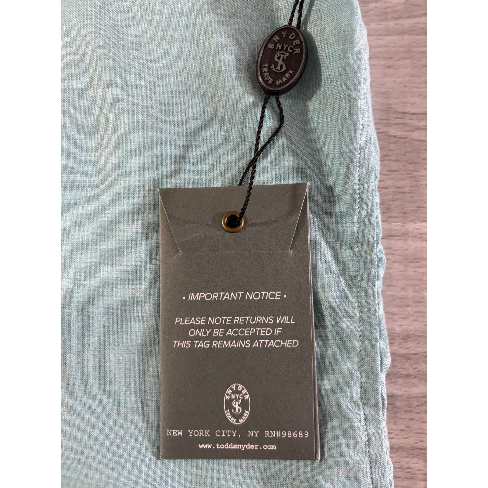 Todd Snyder Todd Snyder tropez cotton button down Shirt size M color tur Size US M / EU 48-50 / 2 - 6 Thumbnail