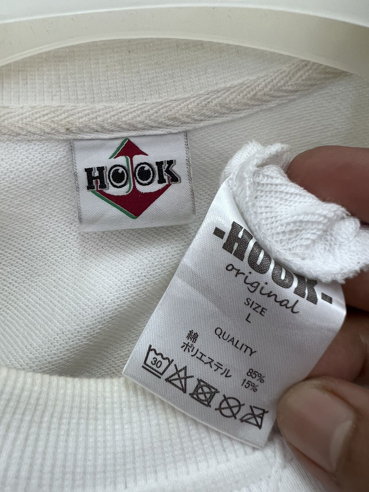 Hook-Ups 🔥 Hook art japan Streetwear Roundneck Sweatshirt - L Size US L / EU 52-54 / 3 - 6 Thumbnail