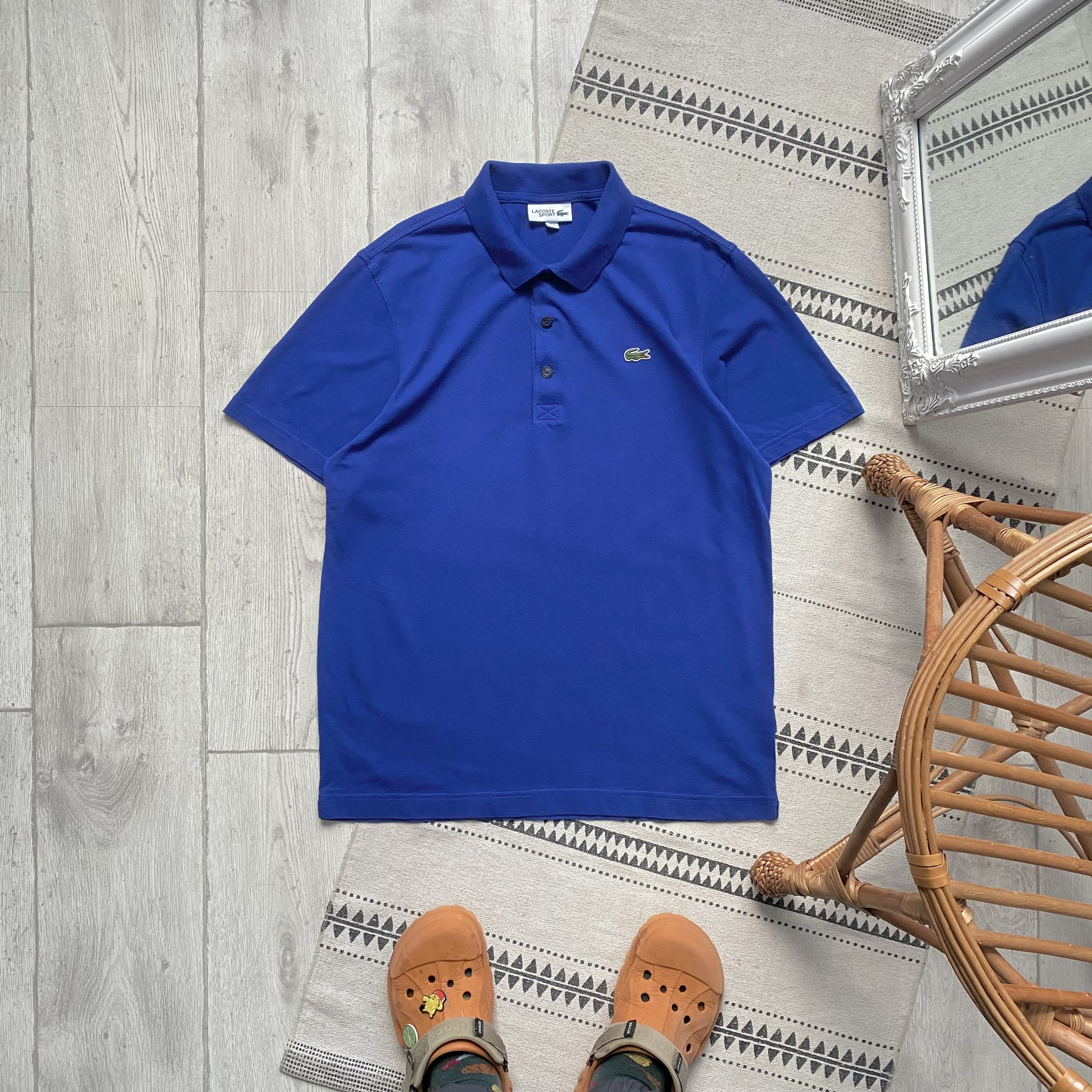 Lacoste 🐊Luxury Lacoste Polo blue Mens M t-shirt Size US M / EU 48-50 / 2 - 1 Thumbnail