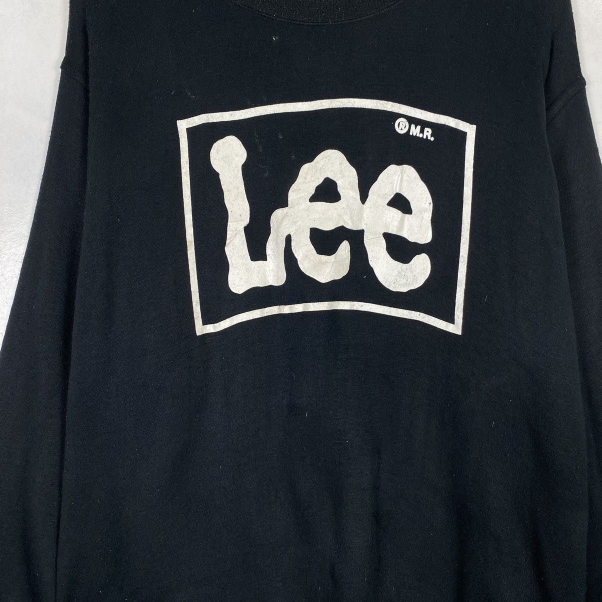 Japanese Brand Vintage Lee big logo sweatshirt Size US L / EU 52-54 / 3 - 9 Thumbnail