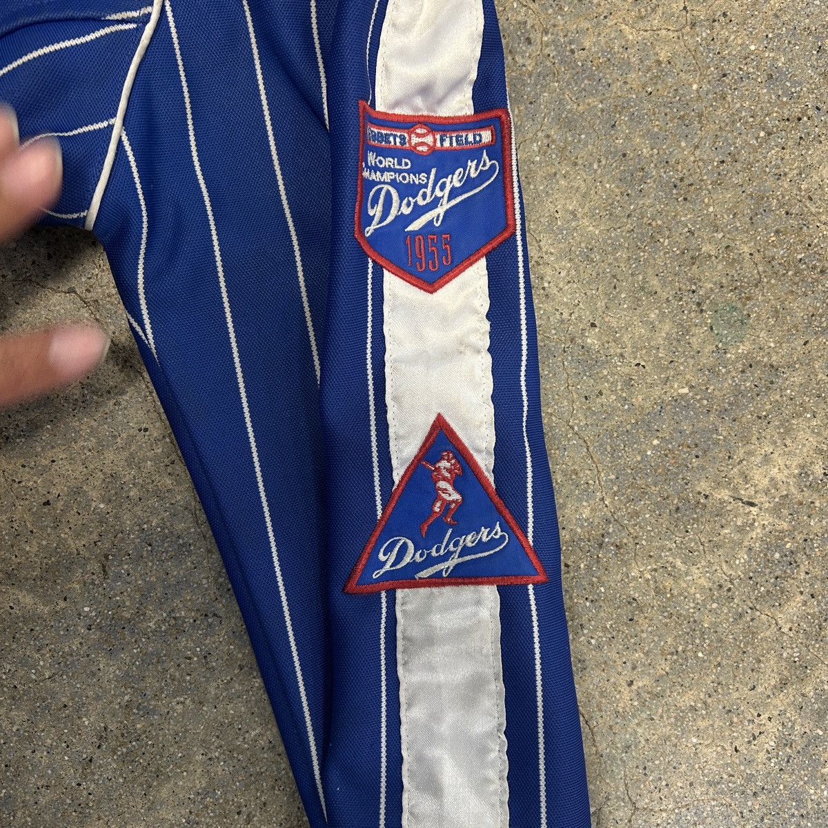 Vintage Vintage LA Dodgers 1955 World Champions Jacket Size US XS / EU 42 / 0 - 2 Thumbnail