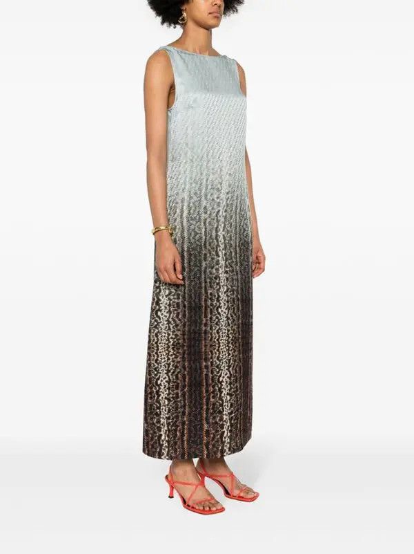 Fendi o1s1wg110825 Dress in Multicolor Size XL / US 12-14 / IT 48-50 - 2 Thumbnail