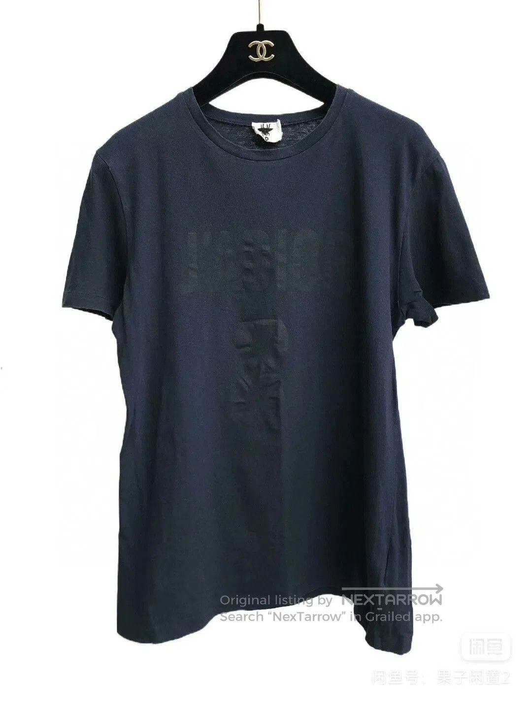 Dior Dior Navy Short Sleeve T-Shirt with Logo. Size US S / EU 44-46 / 1 - 2 Thumbnail