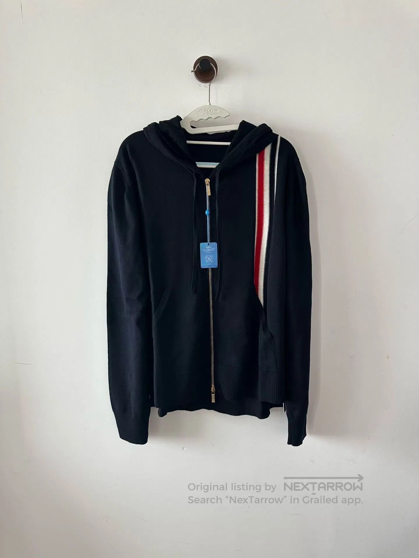 Thom Browne Thom Browne Color striped wool zipper hoodie| Size US L / EU 52-54 / 3 - 1 Thumbnail