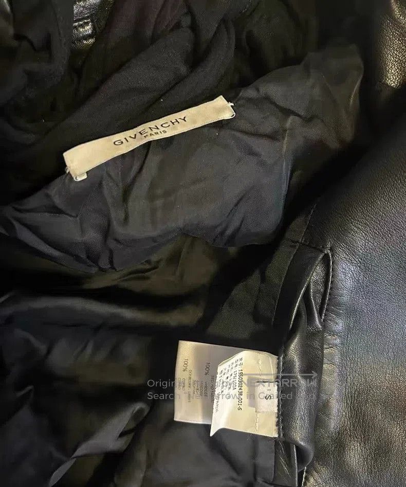 Givenchy Leather Jacket S Size 175/100a Jay Chou's Style