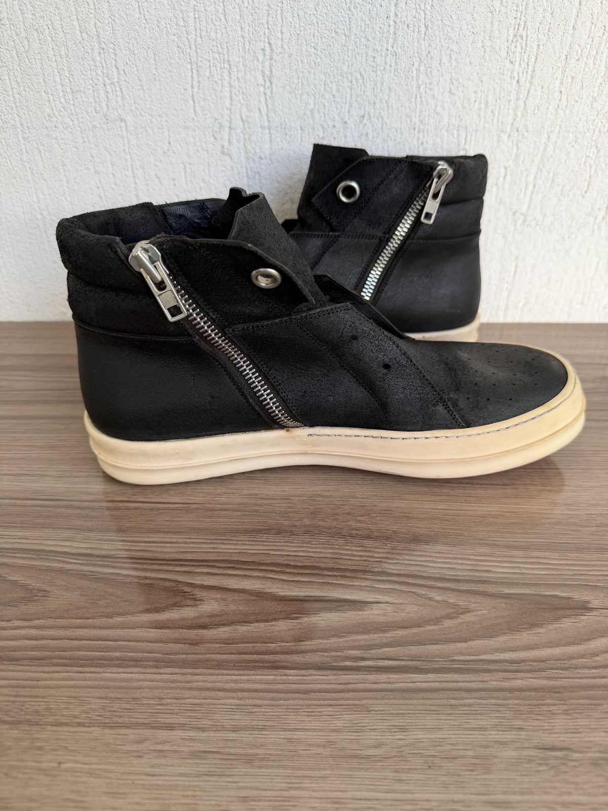 Rick Owens E15🕷️ Blistered leather island dunks Size US 10.5 / EU 43-44 - 19 Thumbnail