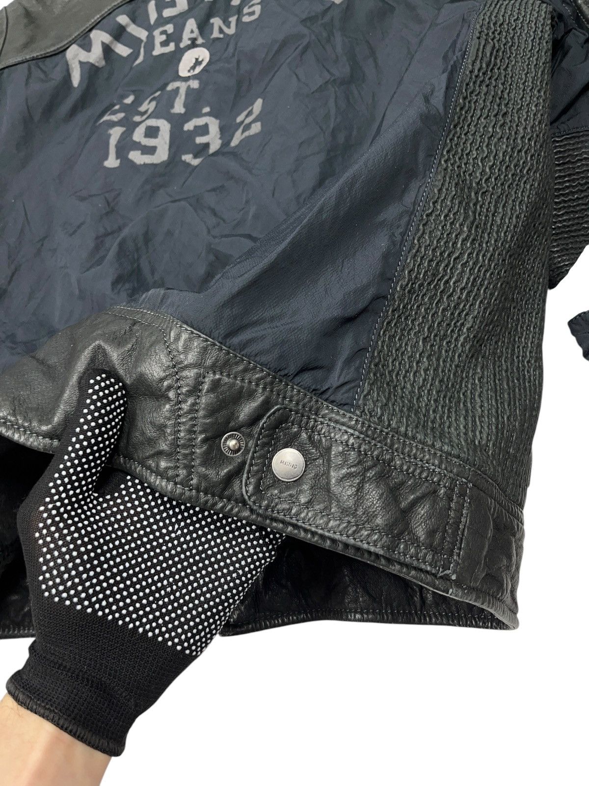 Mustang × Vintage Vintage Mustang Racing Leather Jacket Balenciaga Style Size US M / EU 48-50 / 2 - 7 Thumbnail