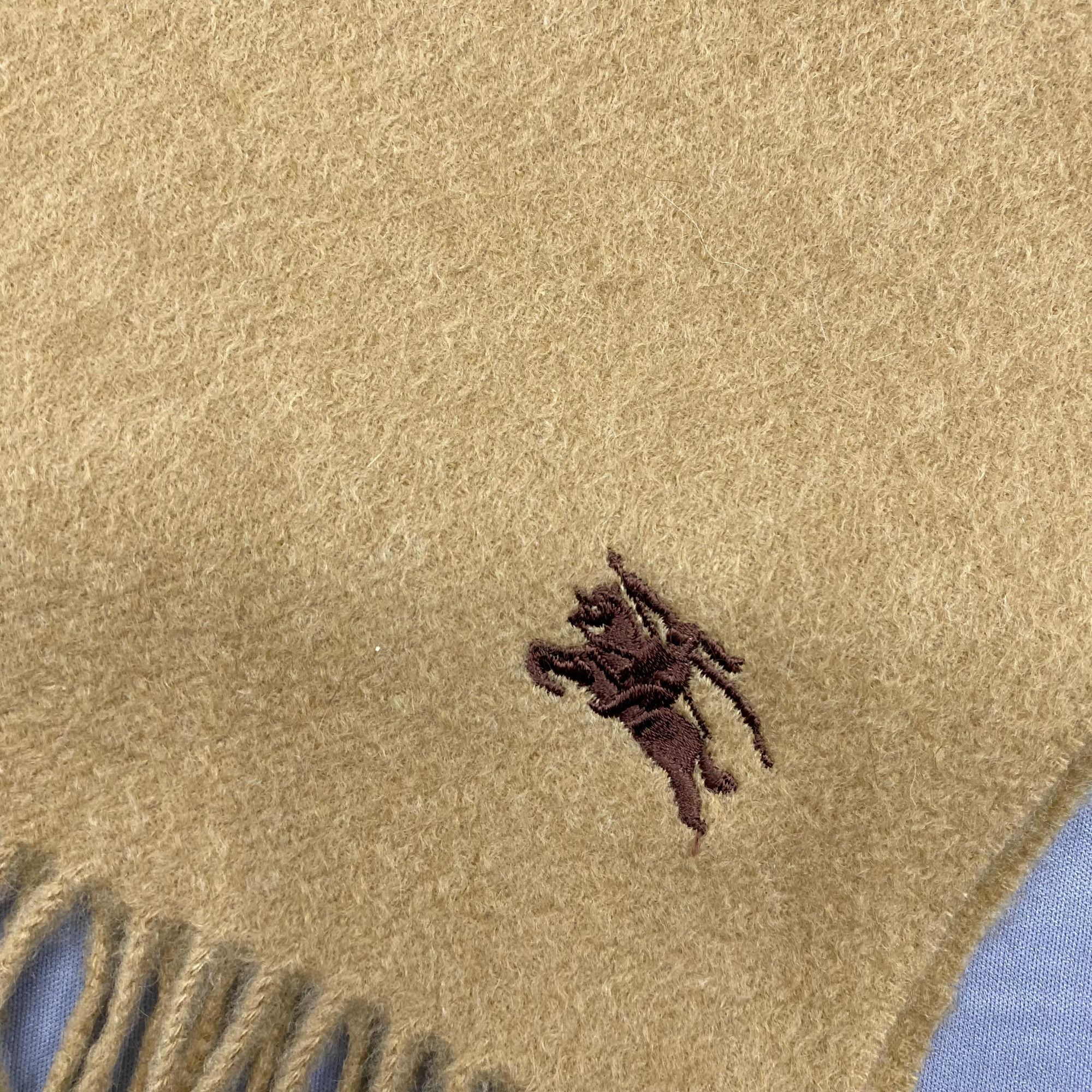 Burberry Vintage Burberry Scarf Muffler Cashmere Winter Scarves Size ONE SIZE - 4 Thumbnail