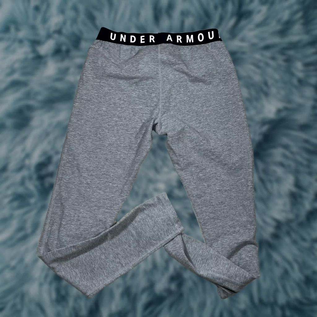 Under Armour Under Armour Leggings Women M Grey Regular Activewear Mid Calf Compression Leggings Size 32" / US 10 / IT 46 - 1 Thumbnail