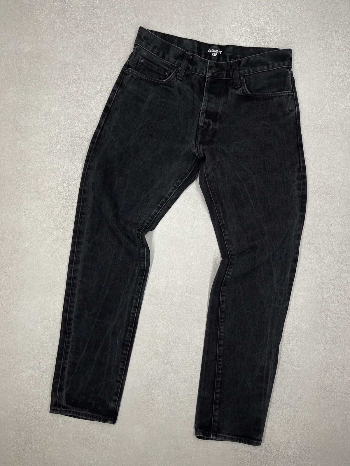 Carhartt Vintage Carhartt WIP Klondike Denim Jeans Black Y2K Size US 30 / EU 46 - 5 Thumbnail