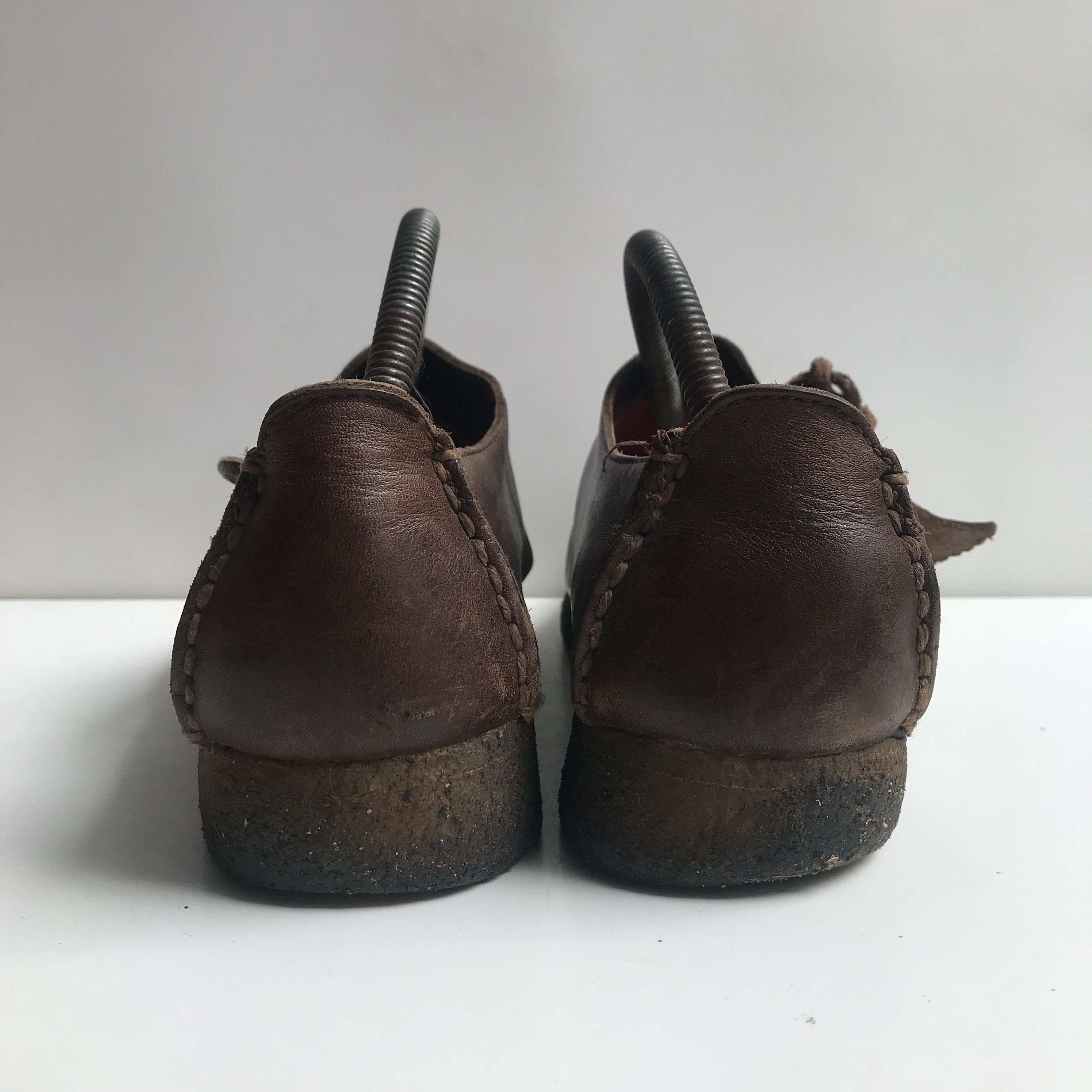 Clarks Vintage Clarks original Lugger brown leather Low Shoes Size US 8.5 / EU 41-42 - 2 Thumbnail