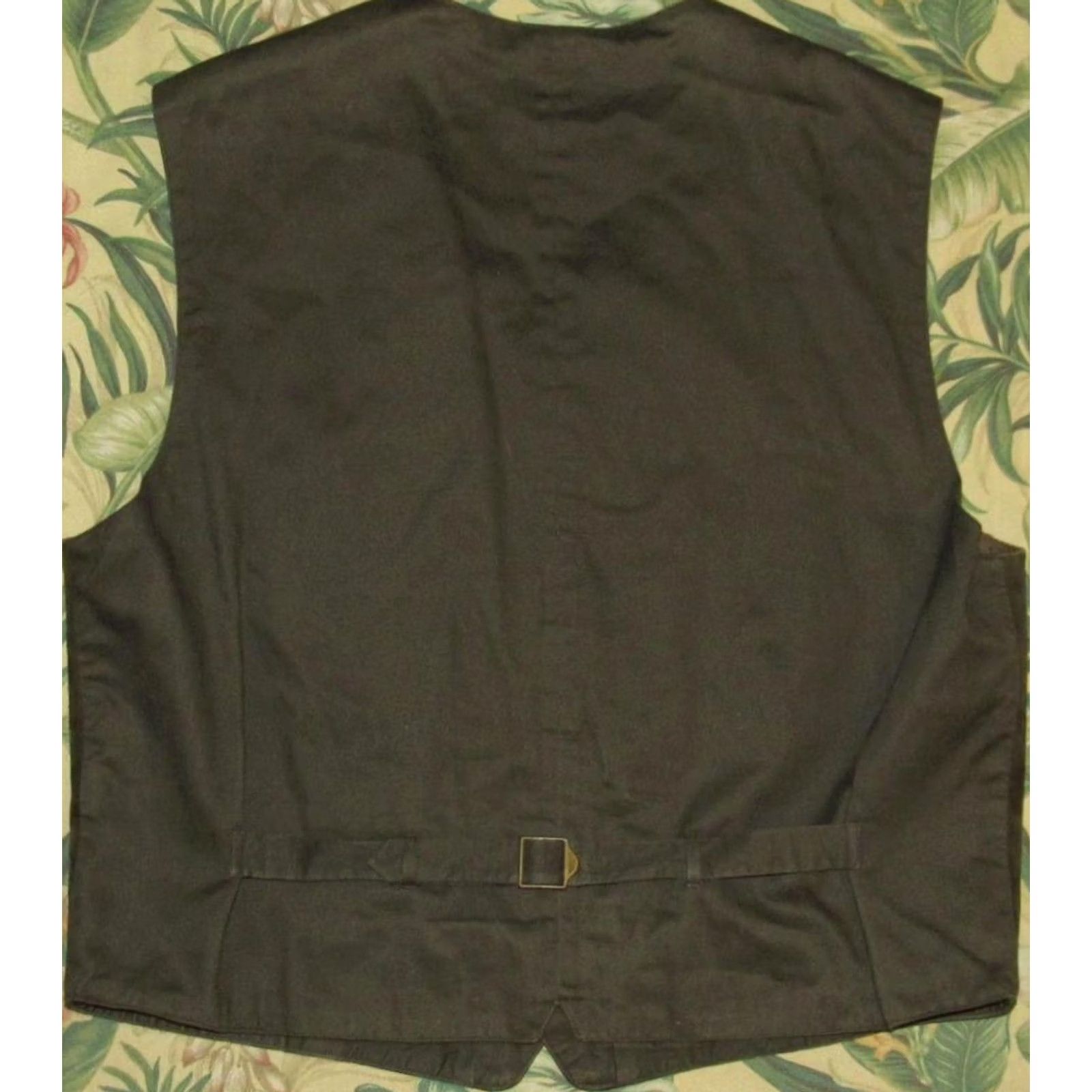 Gap Vtg GAP Leather Vest XL Brown Men Fashion Vest Leather XL Brown Mens Size US XL / EU 56 / 4 - 3 Thumbnail