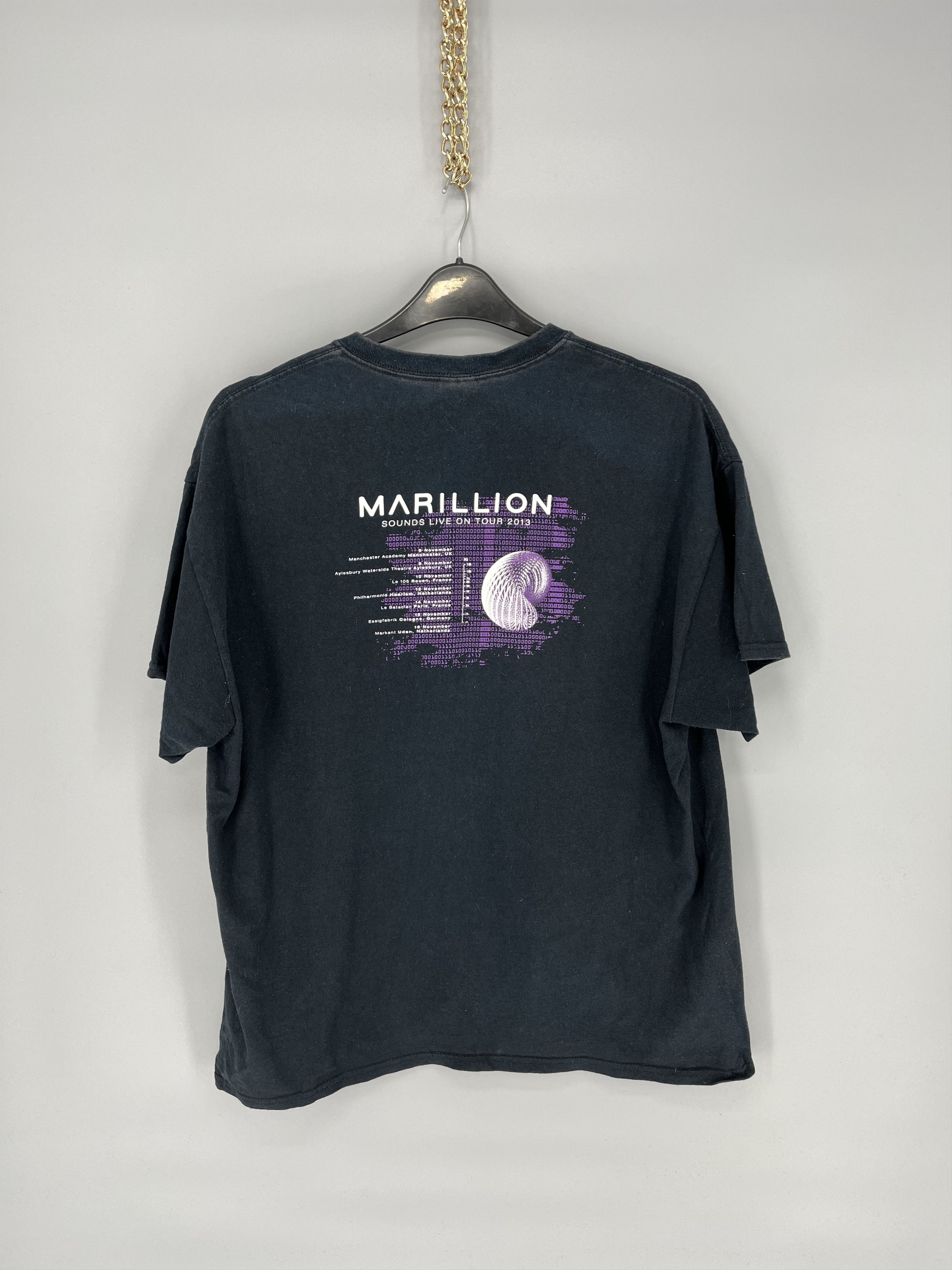 Band Tees Vintage Y2K Marillion Sounds on Tour 2013 Band Rock T Shirt Size US XL / EU 56 / 4 - 8 Thumbnail