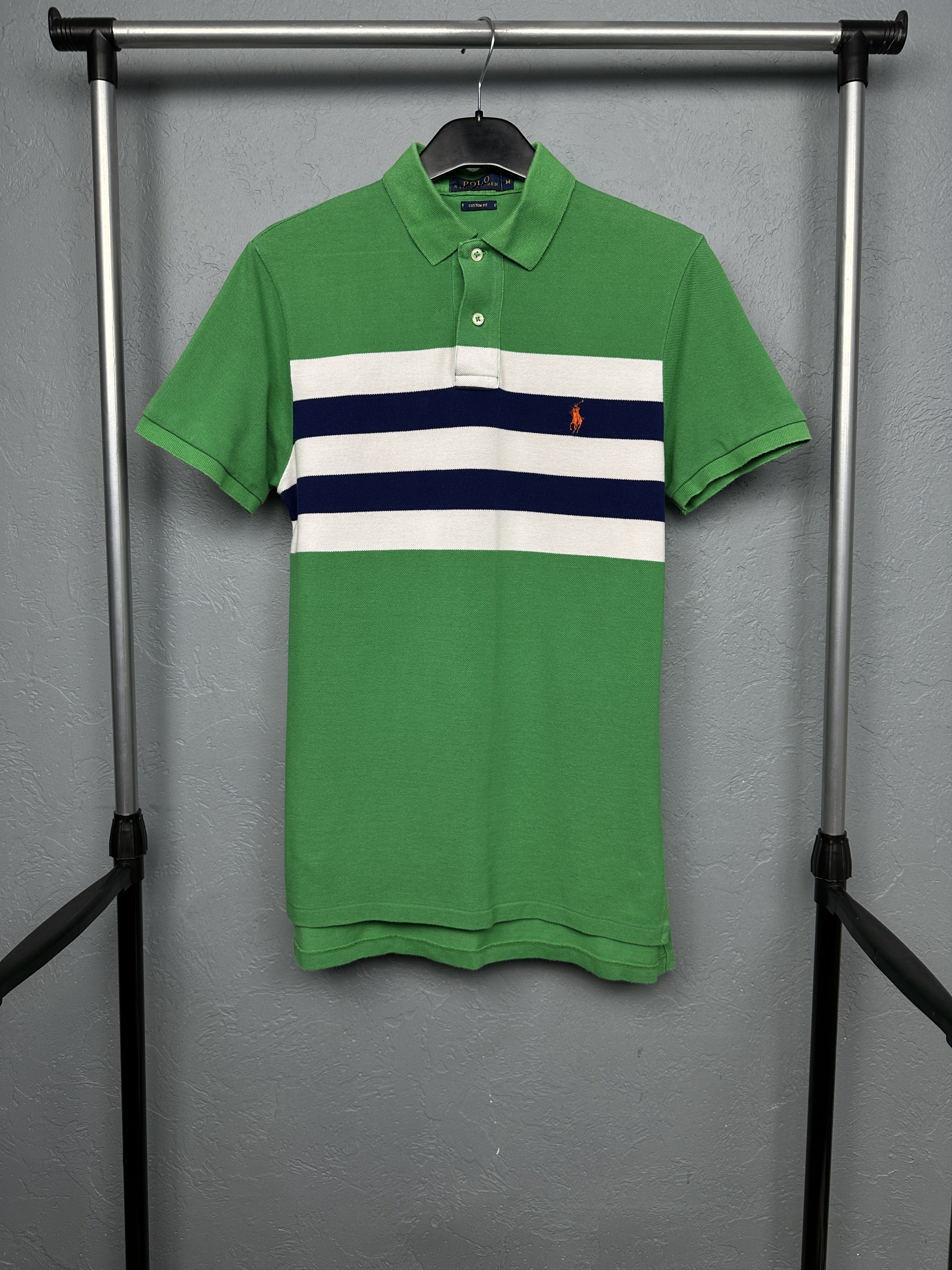 Polo Ralph Lauren Polo Ralph Lauren Vintage Mens Striped Polo Shirt Size US M / EU 48-50 / 2 - 1 Thumbnail