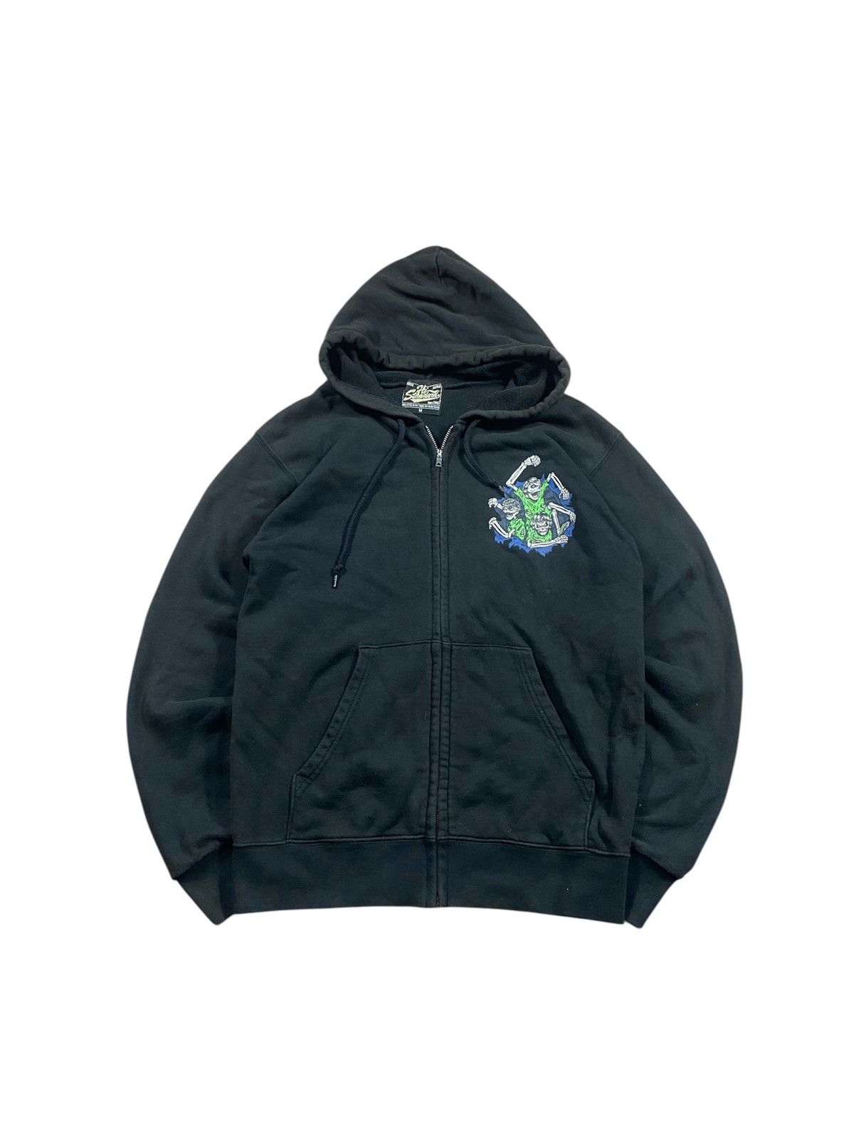 Band Tees Faded Hi-Standard skull The Gift Tour zip hoodie Size US M / EU 48-50 / 2 - 2 Thumbnail