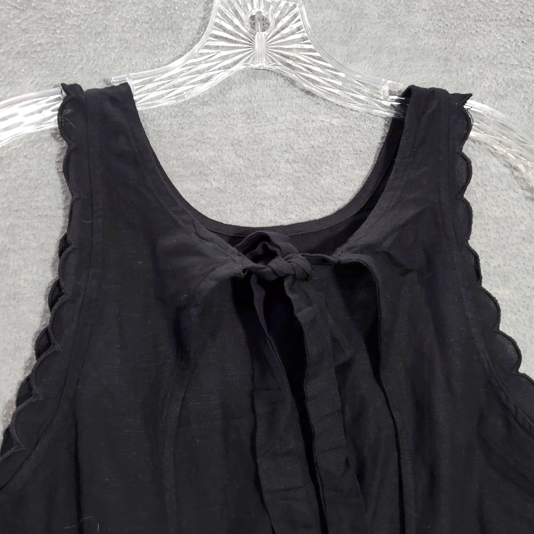 knee length dresses for ladies By Anthropologie Linen One-Shoulder Seamed Mini Dress  katie + hubbell