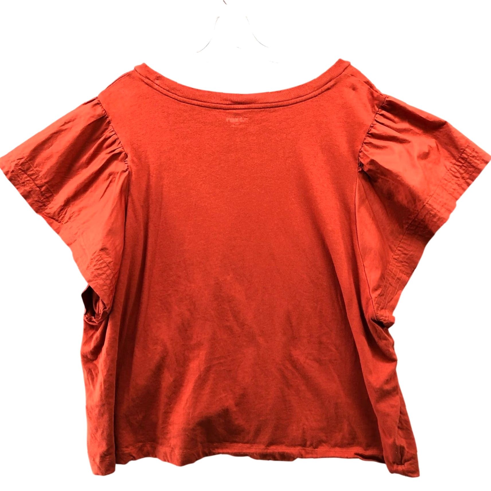 Old Navy VINTAGE Old Navy T-Shirt Womens 2XL Crewneck Flutter Short Sleeve Cotton Orange Classic Size XXL / US 16-18 / IT 52-54 - 2 Thumbnail