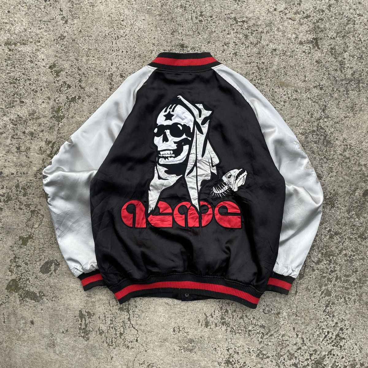 Vintage ACME 90's skull sukajan Size US L / EU 52-54 / 3 - 1 Thumbnail