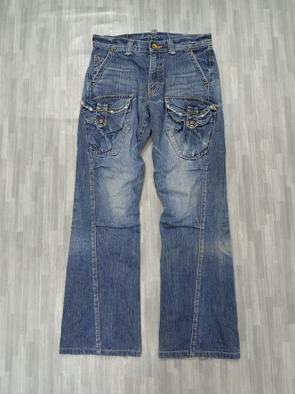Edwin RARE🔥FLARE TWIST SICK BUSHPANTS EDWIN DENIM PANTS Size US 30 / EU 46 - 2 Thumbnail