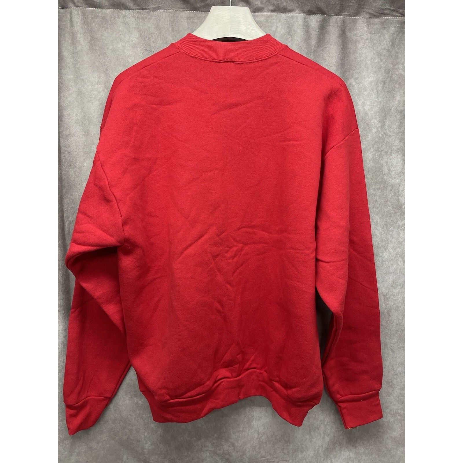 Fruit Of The Loom VTG 90s Fruit of the Loom Red Crewneck Blank Size XL Sweatsh Size US XL / EU 56 / 4 - 8 Thumbnail