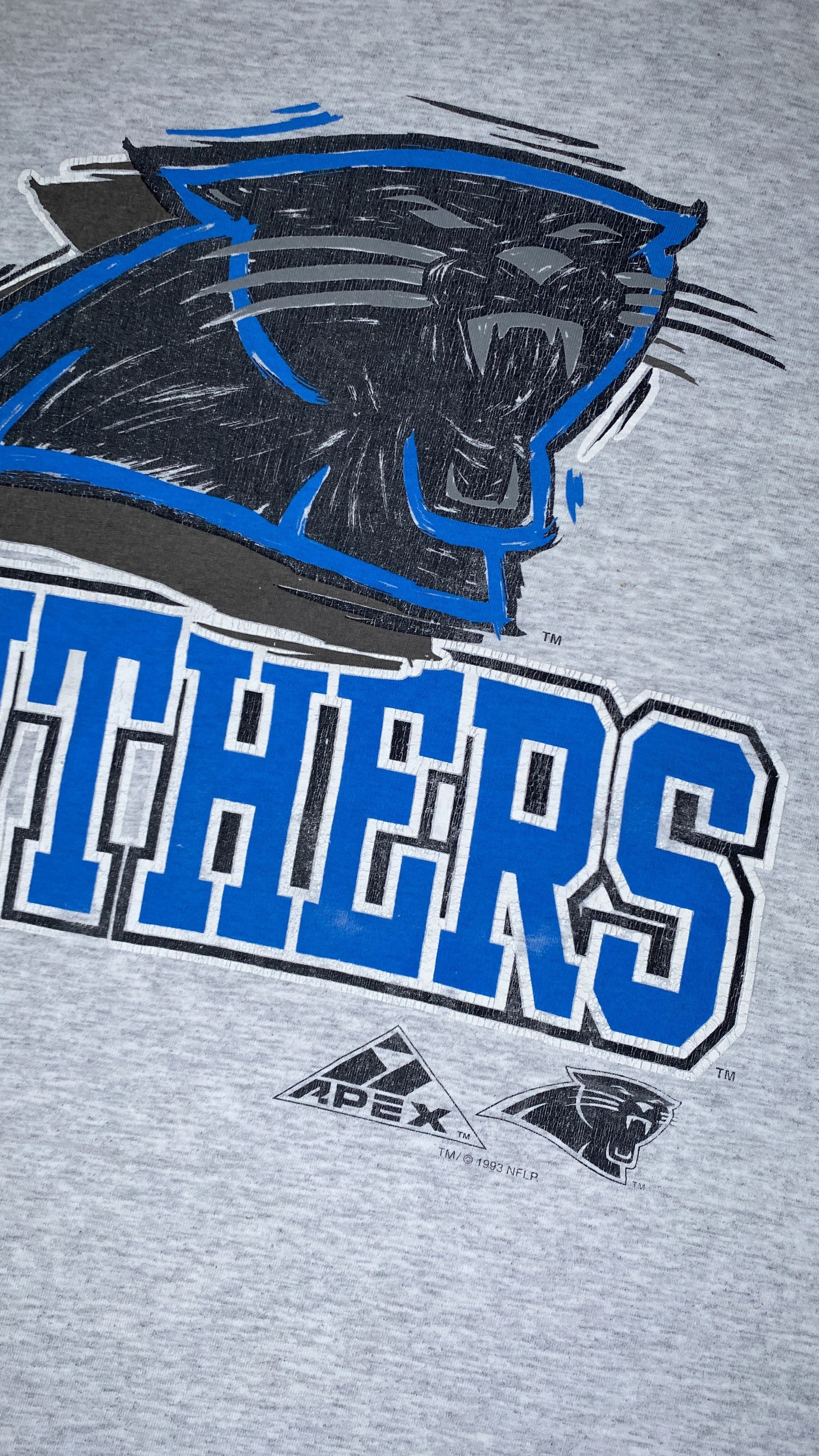 NFL Vintage 1993 Carolina Panthers Apex One NFL Tee Size US XL / EU 56 / 4 - 4 Thumbnail