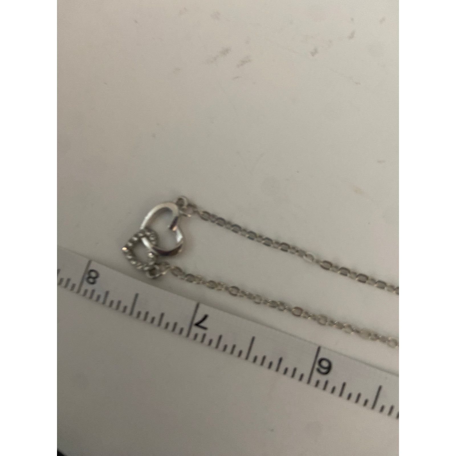 Other Rhinestone heart necklace Size ONE SIZE - 3 Thumbnail