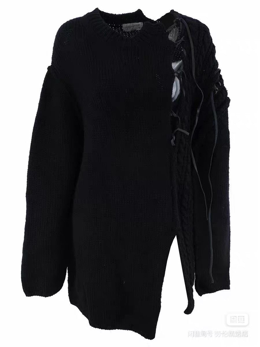 Yohji Yamamoto Yohji Yamamoto lace sweater rick owens Size US L / EU 52-54 / 3 - 1 Thumbnail