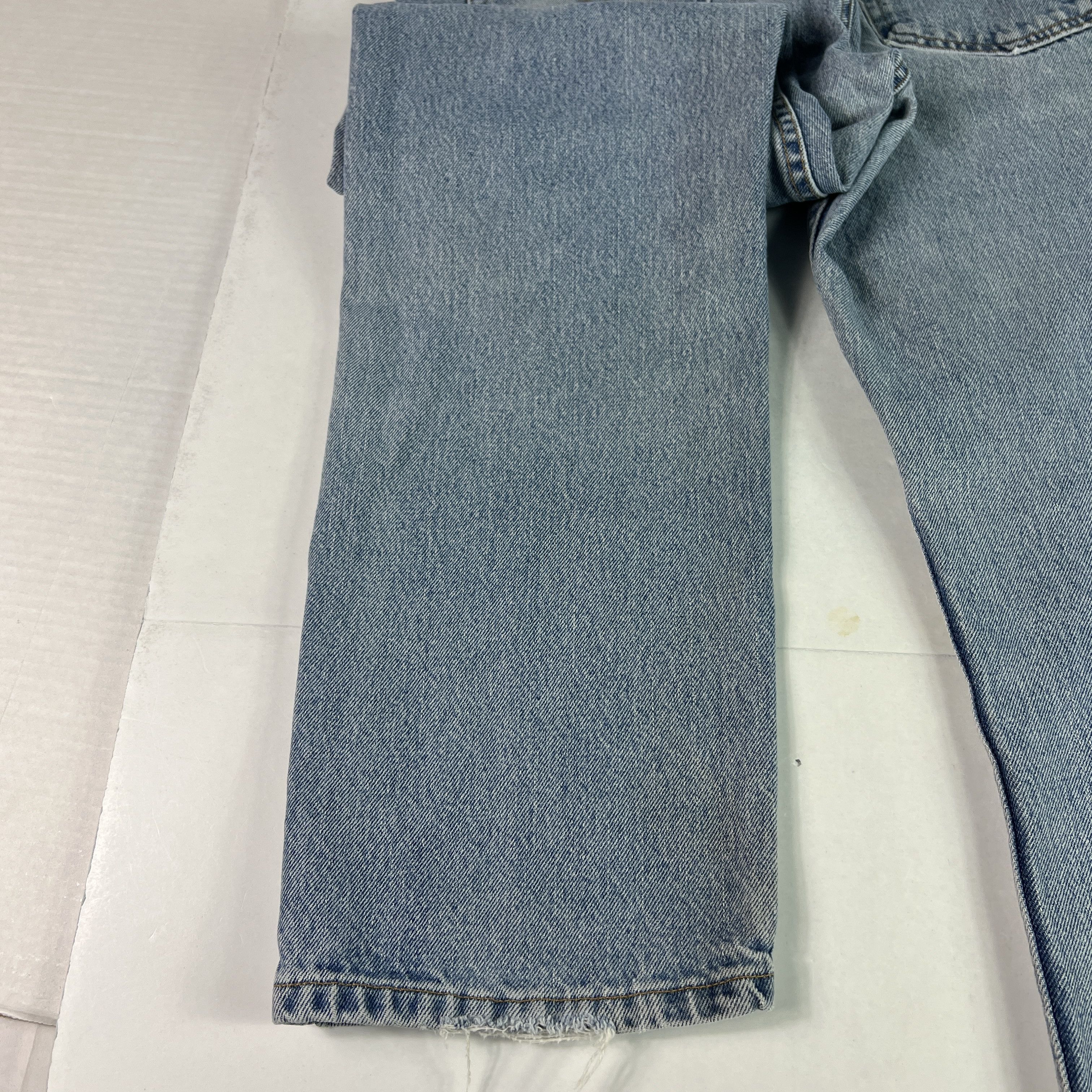 Levi's Y2K Levi's Jeans 505 Straight Blue Faded Distressed Denim Size US 31 - 20 Thumbnail