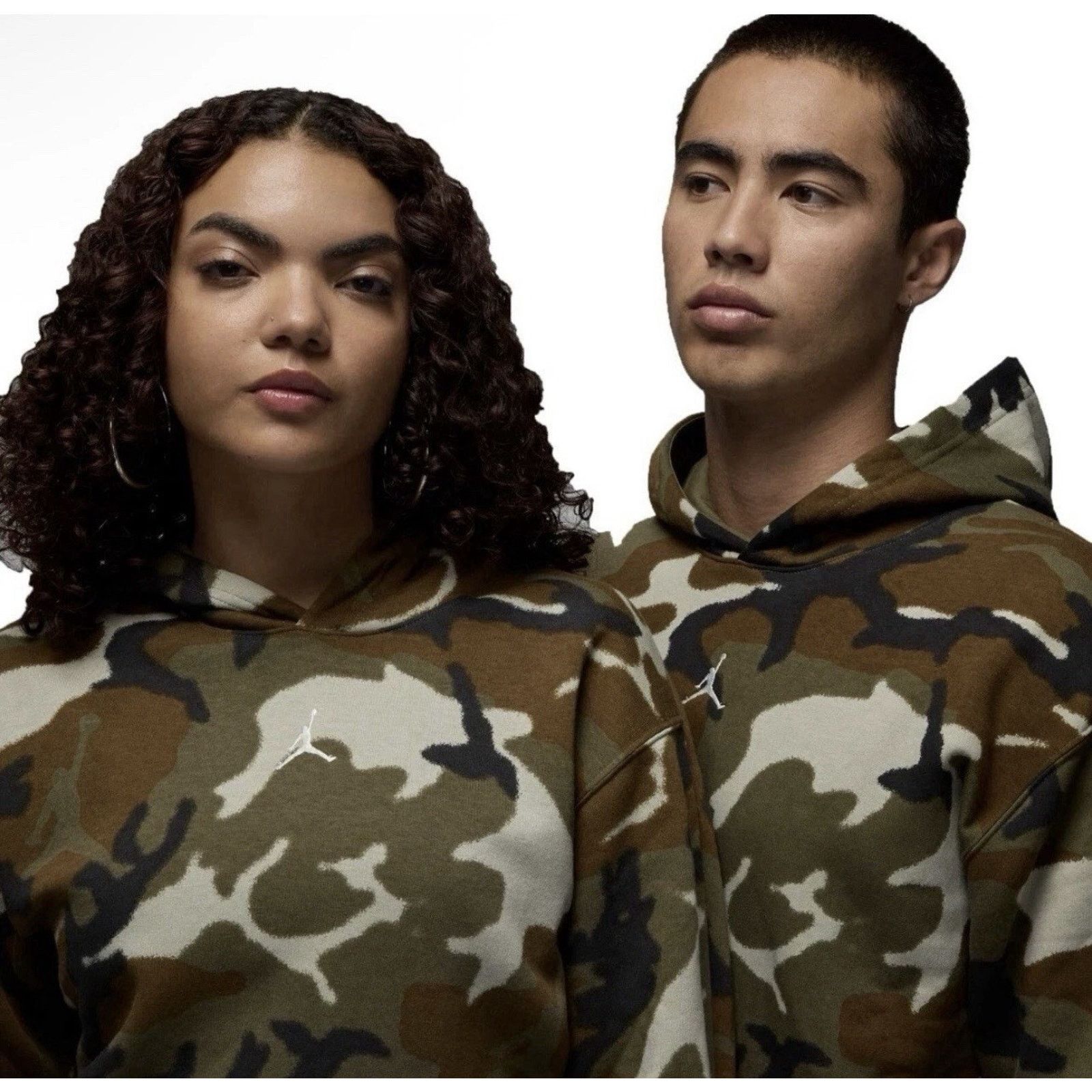 Jordan Brand Nike Air Jordan MVP Camo Hoodie Large Fleece Sweatshirt Size US L / EU 52-54 / 3 - 3 Thumbnail