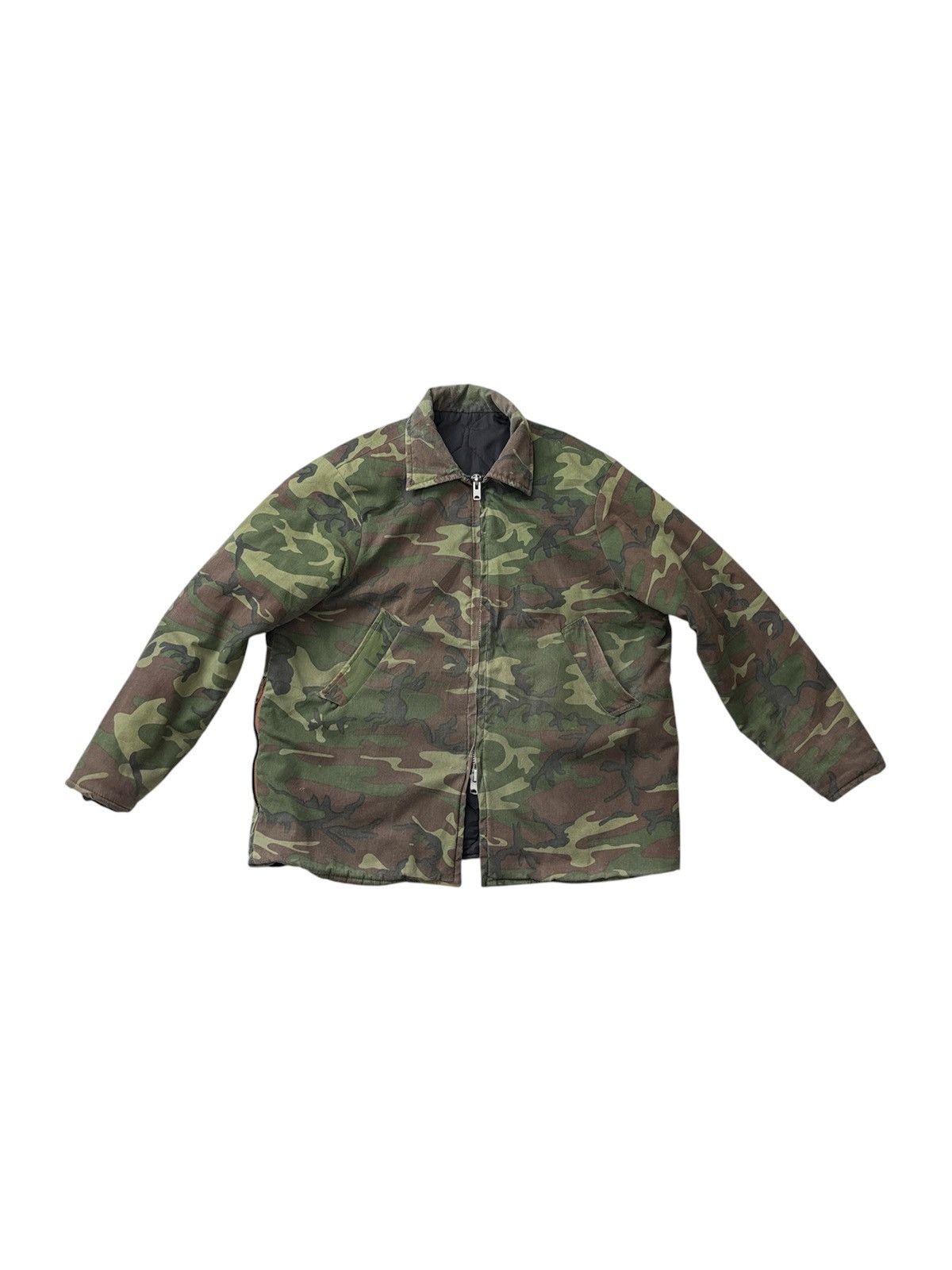 Vintage Vintage 60s Camo Jacket Size US XL / EU 56 / 4 - 1 Thumbnail