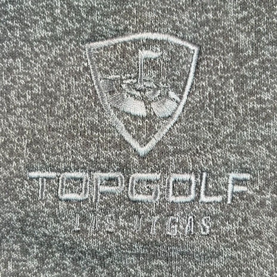 TravisMathew Travis Mathew Henley Sweater in Heather Grey Men Large Top Golf Logo NWOT Size US L / EU 52-54 / 3 - 3 Thumbnail